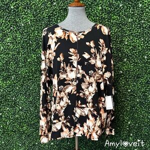 Westbound Floral Print Long Sleeve Shirt #82